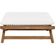 Bari 15.5 inch Natural / Stinson White Outdoor Stool